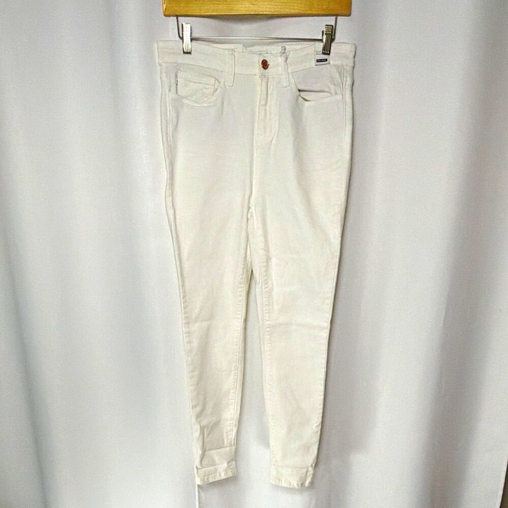 Judy Blue Jeans Women’s 29 White Light Wash High Rise Skinny Stretch